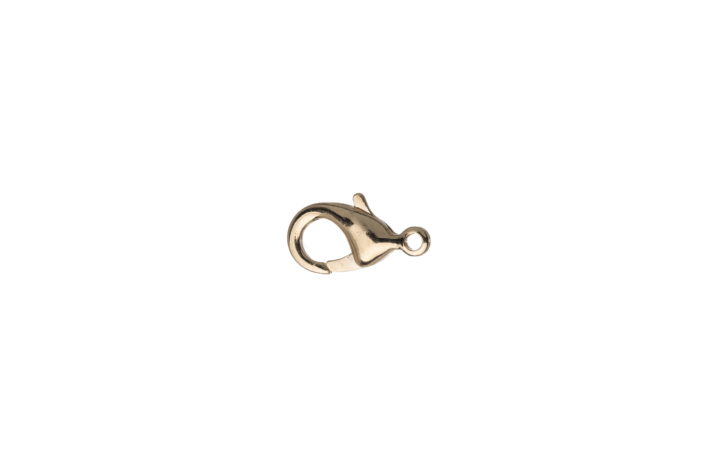 Lobster Claw Clasp 12mm x 9mm - Made from Brass - 14 Karat Gold Finish - Sold by the Piece - C902g/14kt