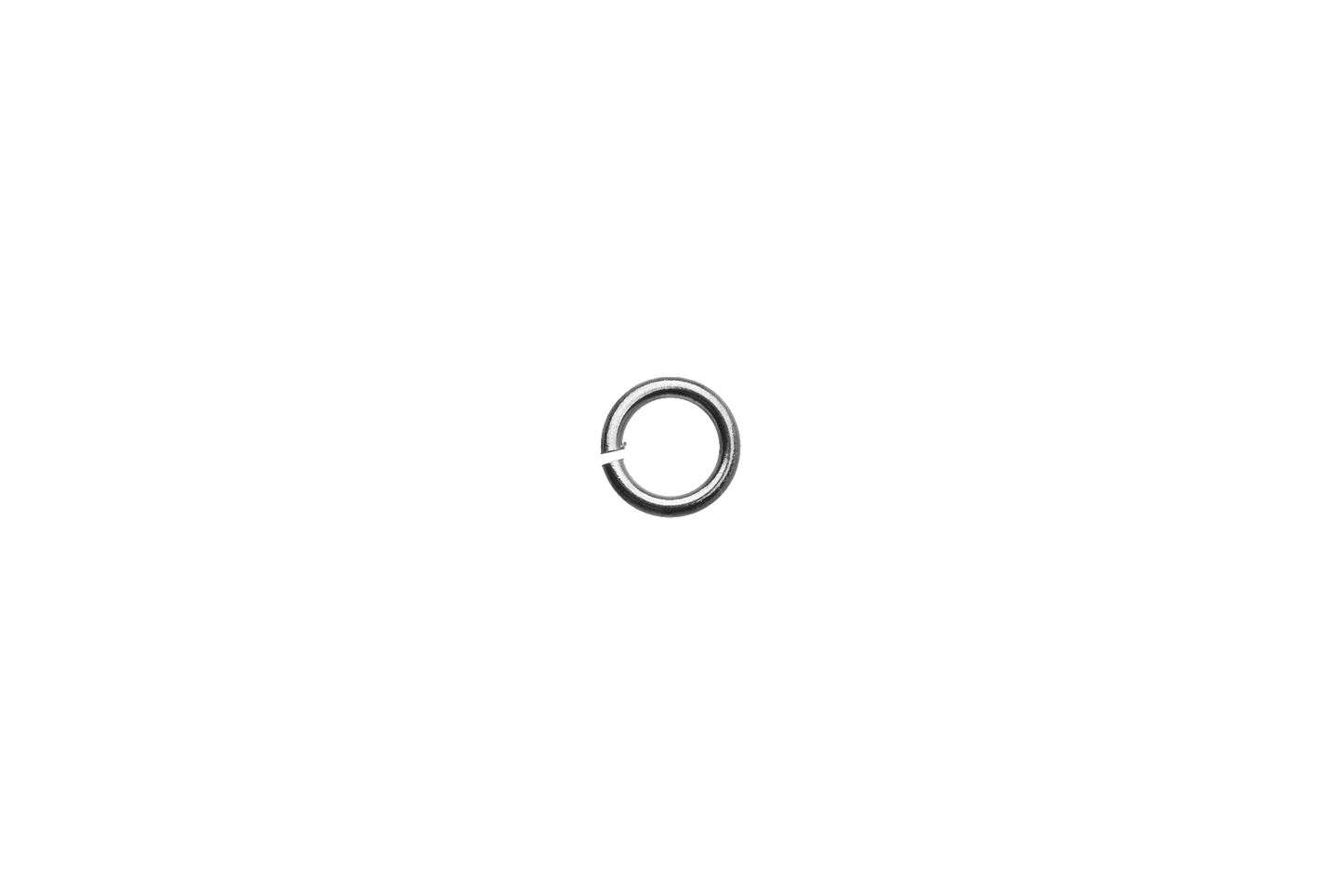6mm Stainless Jump Rings -18 Gauge Wire - Sold in 25 Gram Bag (242pcs) J/R 6