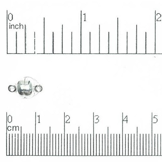 11mm x 6mm Oval Magnetic Clasp Sold by the Piece - CL/MC11