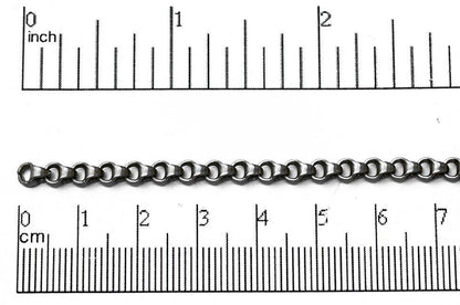 Bicycle Box Rolo Chain 5.5mm x 3.8mm available in Multiple Colors sold by the Foot - CH 802