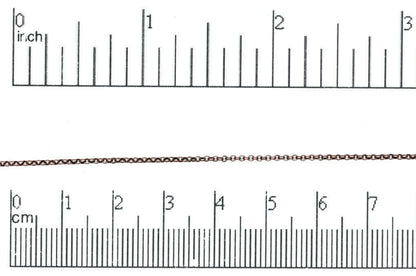 1mm Elegant Baby Rolo Chain sold by The Foot - CH 887