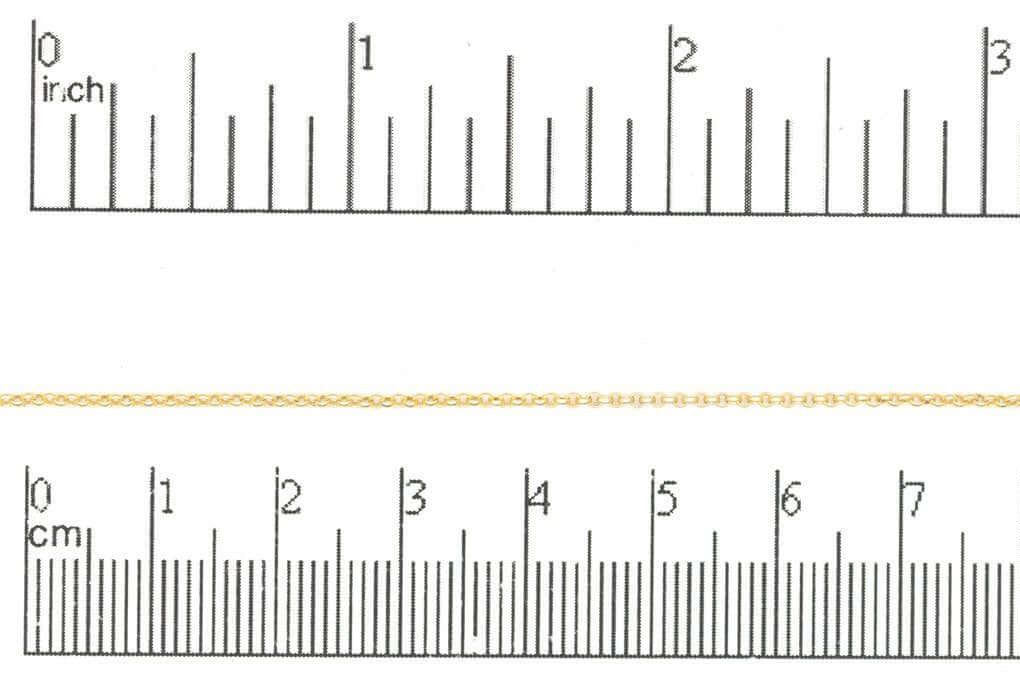 1mm Elegant Baby Rolo Chain sold by The Foot - CH 887