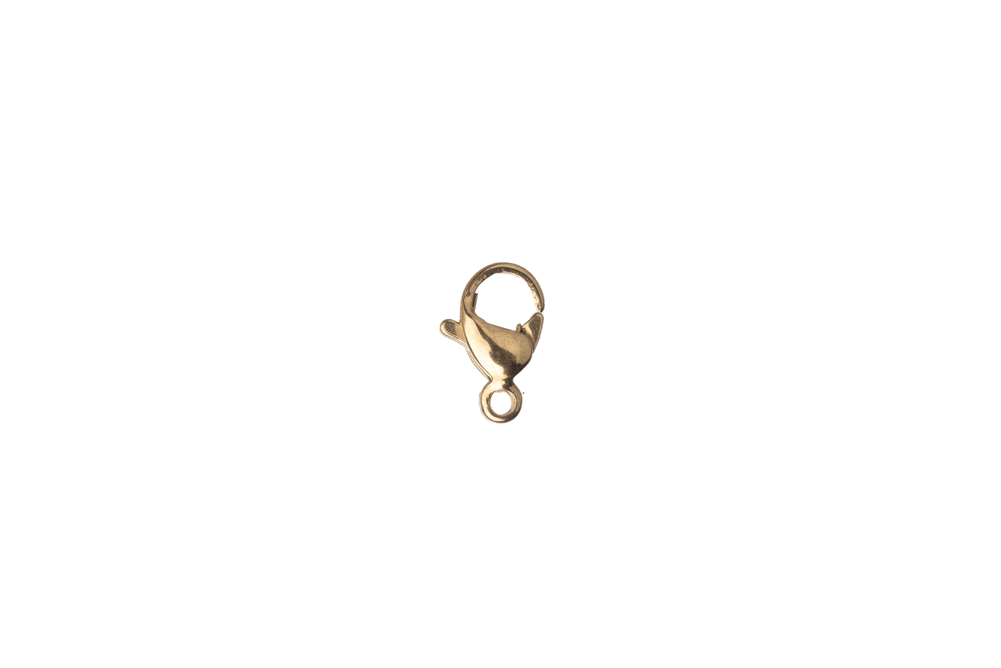 Lobster Claw Clasp Size XS - Available In Waterproof Gold - Measures 9mm x 5mm - Made From Stainless Steel - Sold Individually - C101SS/G.