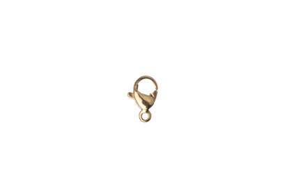 Lobster Claw Clasp Size XS - Available In Waterproof Gold - Measures 9mm x 5mm - Made From Stainless Steel - Sold Individually - C101SS/G.