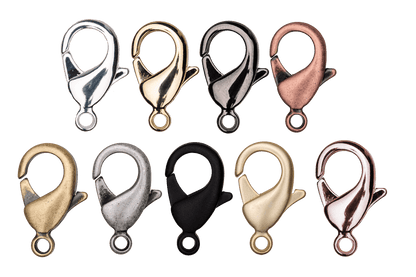 Lobster Claw Clasp - Small Size 12mm x 7mm - Multiple Finishes - Sold Individually - C902