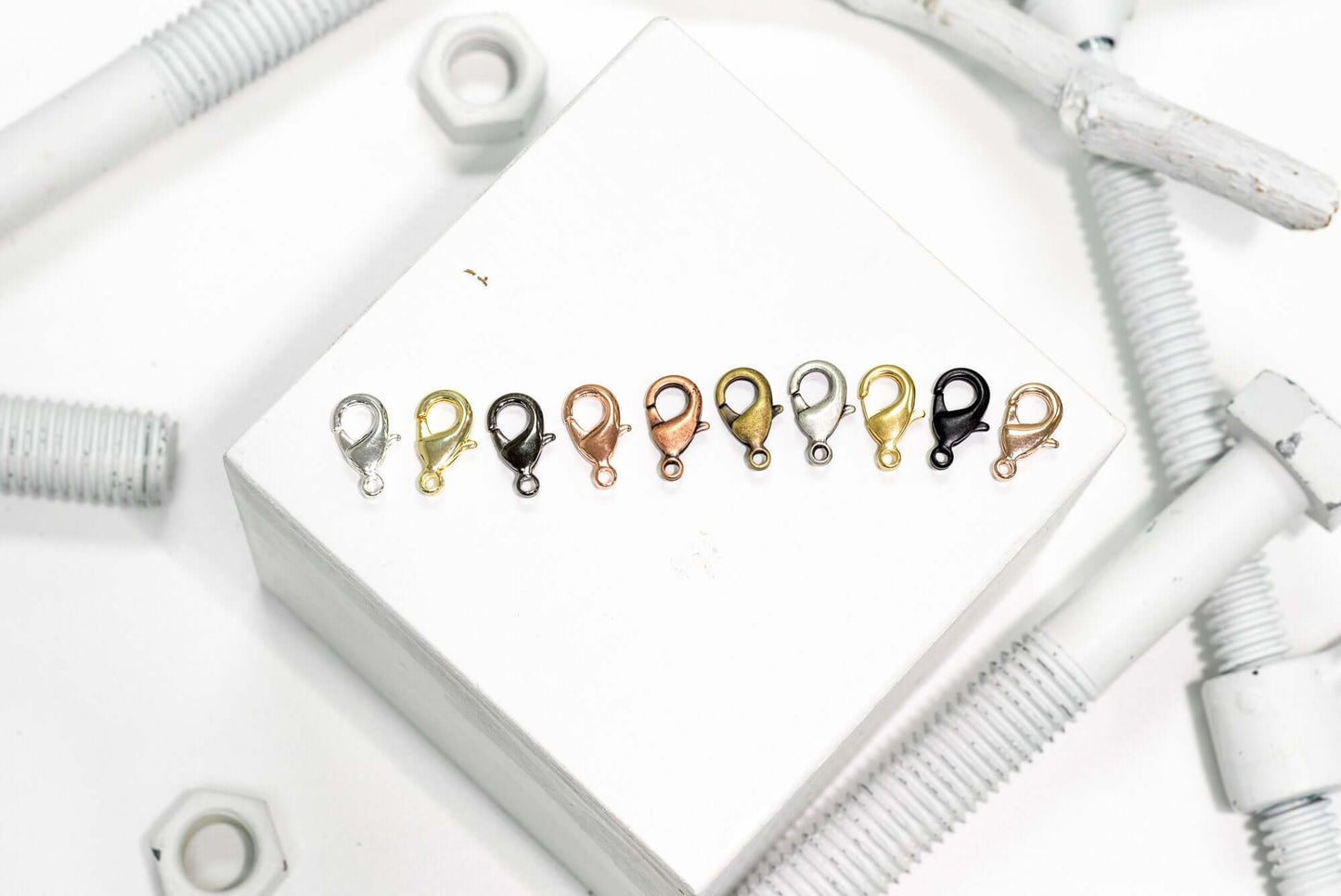 Lobster Claw Clasp Medium Size - Measures 15mm x 9mm - Sold Individually - C903.