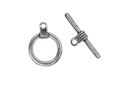 16mm Ring w/23mm Bar Toggle Clasp available in Multiple Finishes - CBS11/330
