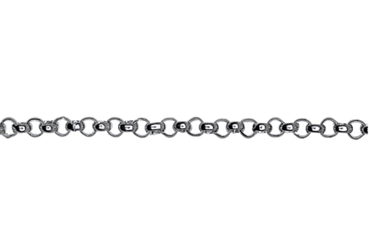 3mm Petite Rolo Chain - Made of 316 Stainless Steel - Sold by the foot - Ch-115SS