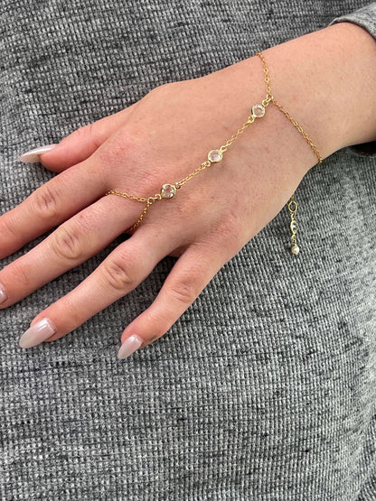 6.7mm Round Crystal Specialty Chain w/ Electro Plated Bezel sold by the Foot available in Multiple Colors - CH 154