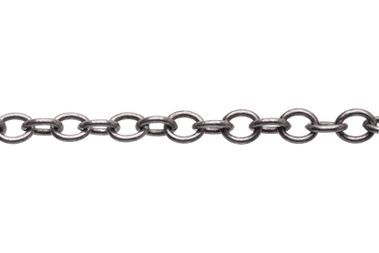Oval Cable Chain 7mm x 5.8mm available in Multiple Colors sold by the Foot - CH 2609