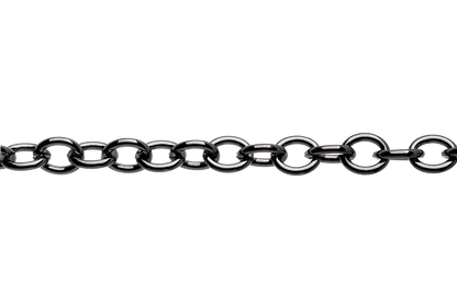 Oval Cable Chain 7mm x 5.8mm available in Multiple Colors sold by the Foot - CH 2609