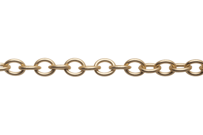 Oval Cable Chain 7mm x 5.8mm available in Multiple Colors sold by the Foot - CH 2609