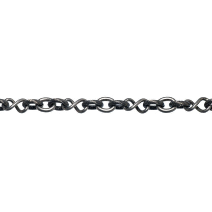 10mm x 8mm Oval, 12.7mm x 7mm Infinity Link Cable Chain - Made of Brass - Sold by the Foot - Ch-818