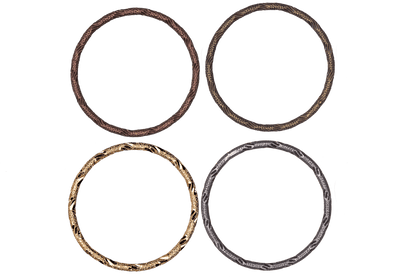 34mm Diamond Cut Closed Rings - Available in Multiple Finishes - Made of Brass - Sold by the Piece - CH1184Link