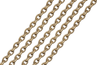 Tiny Cable Chain available in Waterproof Gold Measures 0.75mm sold by the Foot - CH 137SS/G