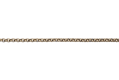 Rolo Belcher Chain 2mm Non-Tarnish Waterproof Gold Stainless Steel - Per Foot