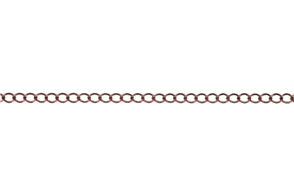 Curb Chain Size Small - Multiple Finishes Available - Measures 4mm - Sold by the Foot - CH 150