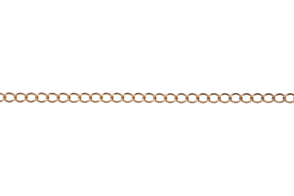Curb Chain Size Small - Multiple Finishes Available - Measures 4mm - Sold by the Foot - CH 150