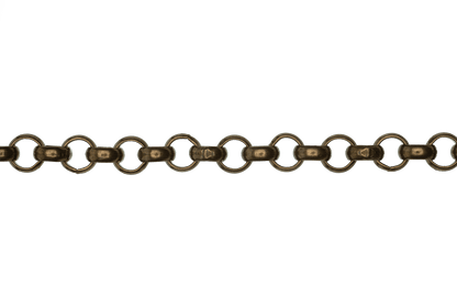 Rolo Belcher Chain - 7mm available in Multiple Colors sold by the Foot - CH 5