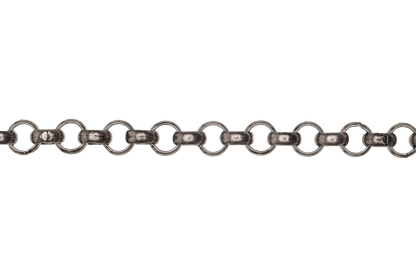 Rolo Belcher Chain - 7mm available in Multiple Colors sold by the Foot - CH 5
