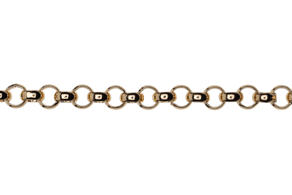 Rolo Belcher Chain - 7mm available in Multiple Colors sold by the Foot - CH 5