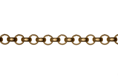 Rolo Belcher Chain - 7mm available in Multiple Colors sold by the Foot - CH 5