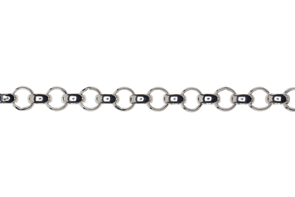 Rolo Belcher Chain - 7mm available in Multiple Colors sold by the Foot - CH 5