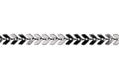 Chevron Herringbone Specialty Chain - Multiple Finishes Available - Measures 6.5mm - Sold by the Foot - CH 892