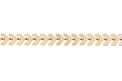Chevron Herringbone Specialty Chain - Multiple Finishes Available - Measures 6.5mm - Sold by the Foot - CH 892