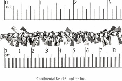 8mm Triangle Cluster Specialty Chain Sold by The Foot - CH 918