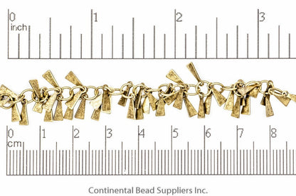 8mm Triangle Cluster Specialty Chain Sold by The Foot - CH 918