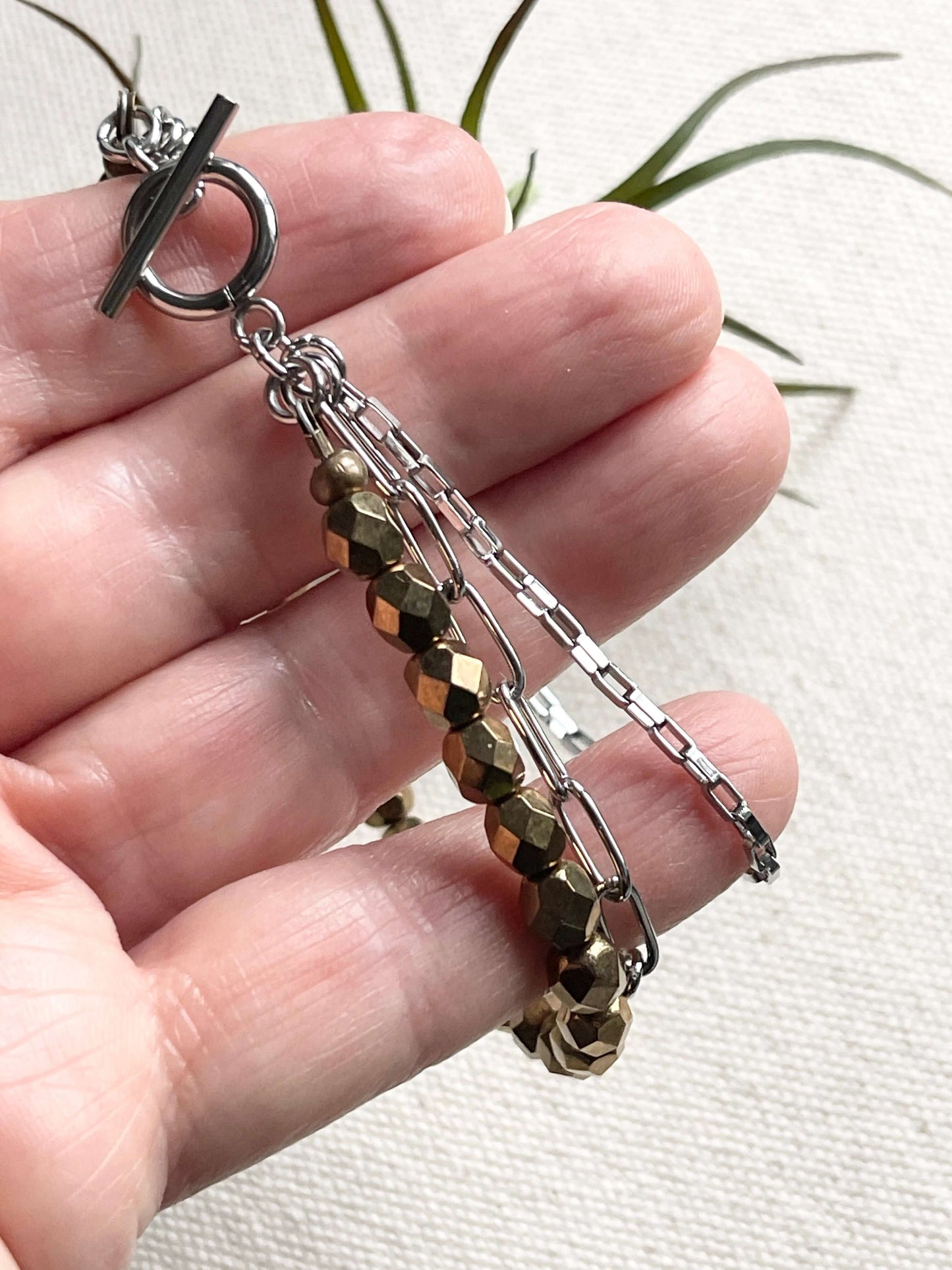 12mm Toggle Clasp - Available Stainless Steel & Non-Tarnish Waterproof Gold - Sold by Piece.