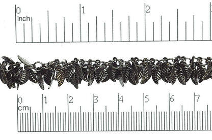 Leaves Cluster Specialty Chain - 4mm x 6mm - Available in Multiple Colors - Sold by the Foot - CH 347