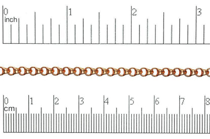Bicycle Box Rolo Chain 5.5mm x 3.8mm available in Multiple Colors sold by the Foot - CH 802