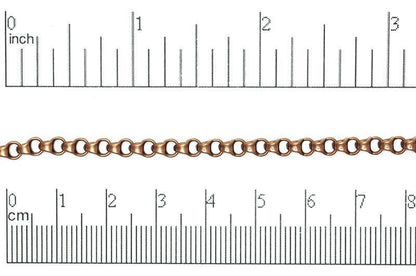 Bicycle Box Rolo Chain 5.5mm x 3.8mm available in Multiple Colors sold by the Foot - CH 802