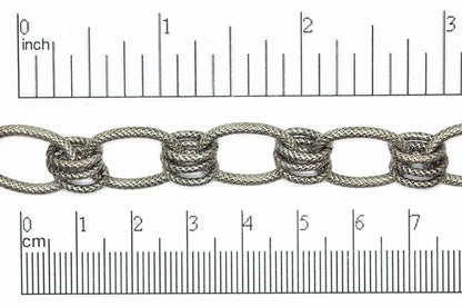 Cable Chain - 19mm x 12mm - Available in Multiple Colors - Sold by the Foot - CH 811