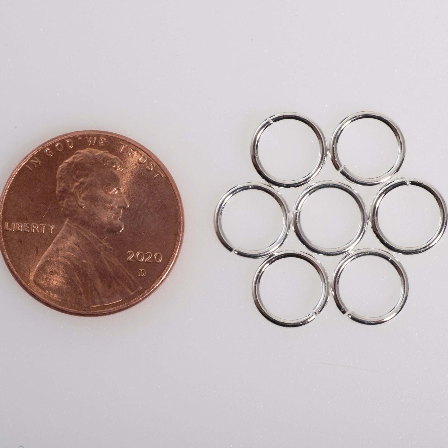 Jump Ring - 8mm 18 Gauge Wire Multiple Colors - 25g Packs (170pcs) J/R 8
