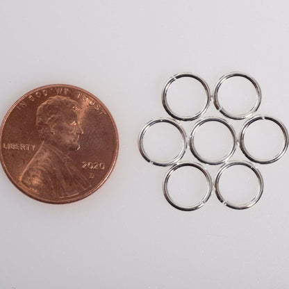 Jump Ring - 8mm 18 Gauge Wire Multiple Colors - 25g Packs (170pcs) J/R 8