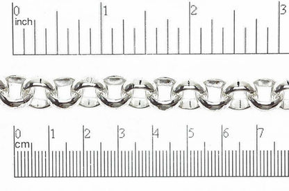Rolo Belcher Chain XXL Size measures 11mm available in Multiple Finishes sold by the Foot - CH 864