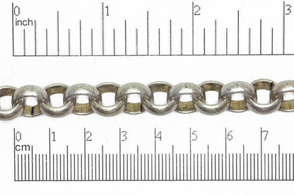 Rolo Belcher Chain XXL Size measures 11mm available in Multiple Finishes sold by the Foot - CH 864