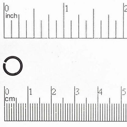 Jump Ring - 8mm 18 Gauge Wire Multiple Colors - 25g Packs (170pcs) J/R 8