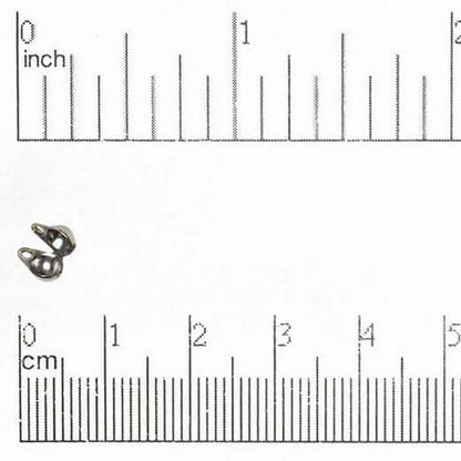 3.2mm Calottes Bead Tip - Available in 6 Finishes - Sold by the Dozen - BTIP