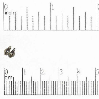 3.2mm Calottes Bead Tip - Available in 6 Finishes - Sold by the Dozen - BTIP