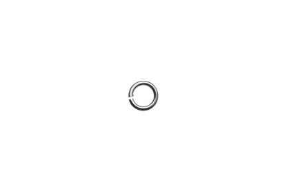 6mm Stainless Jump Rings -18 Gauge Wire - Sold in 25 Gram Bag (242pcs) J/R 6