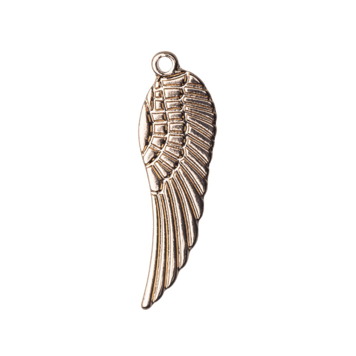 30mm x 9mm Angel Bird Wing Charm - Made of Plated Zinc - Sold Individually - K131