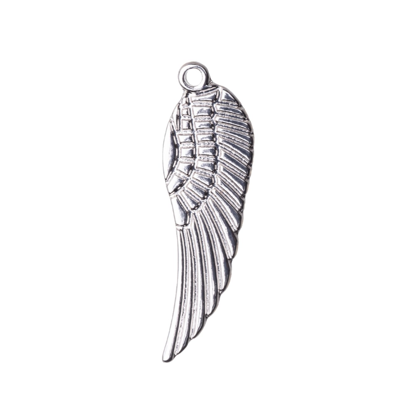 30mm x 9mm Angel Bird Wing Charm - Made of Plated Zinc - Sold Individually - K131
