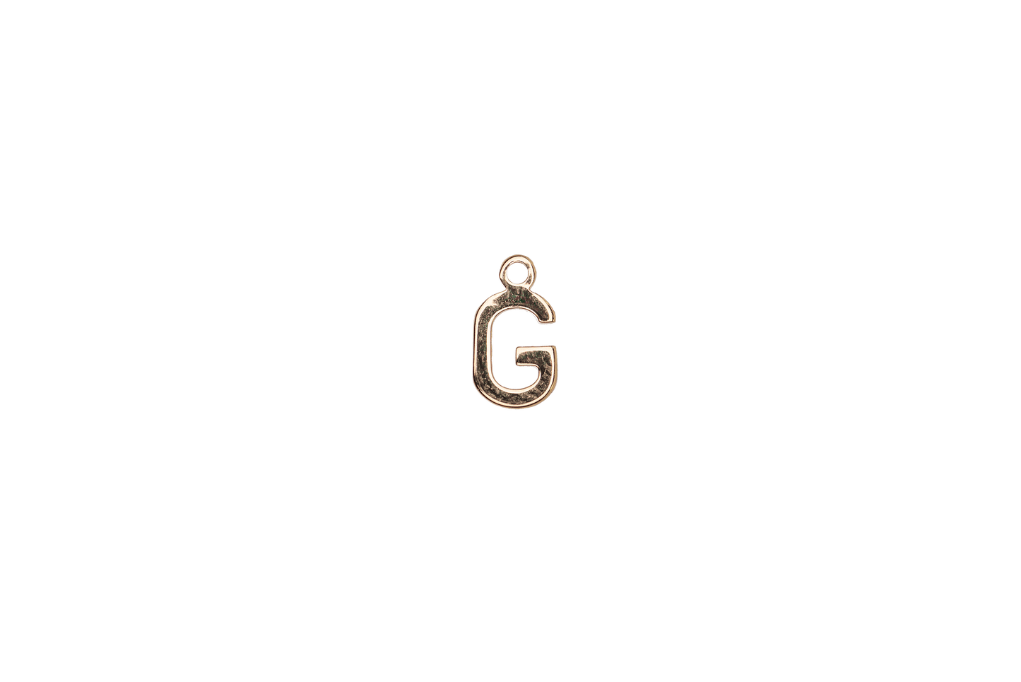 8.5mm Letters of the Alphabet Charms - Available in Silver and Gold - Made of Solid Pewter - Sold Individually