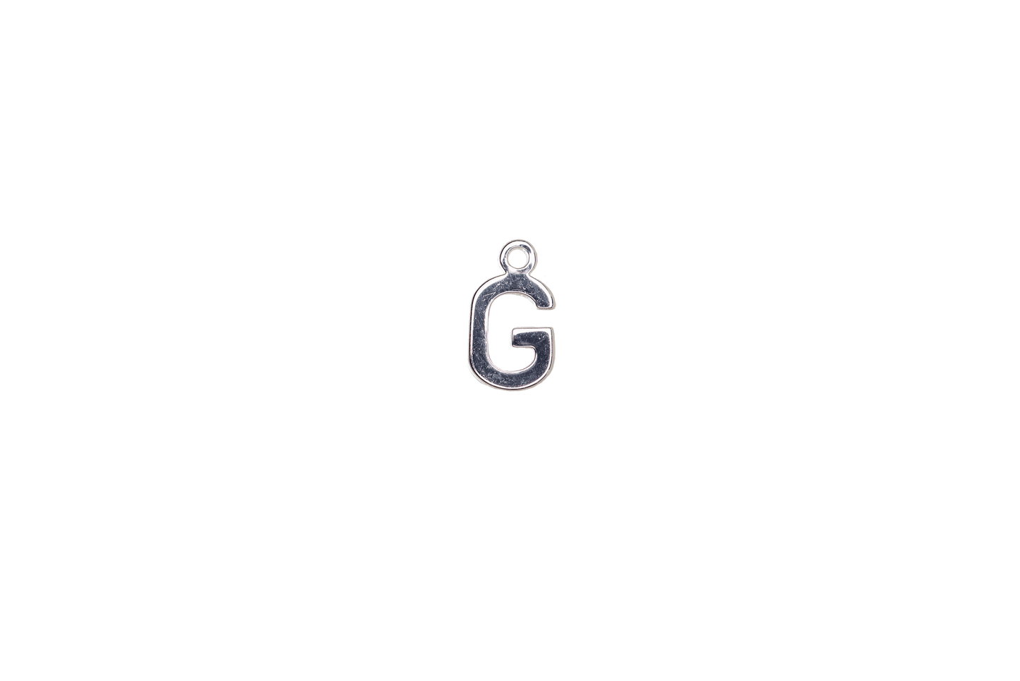 8.5mm Letters of the Alphabet Charms - Available in Silver and Gold - Made of Solid Pewter - Sold Individually