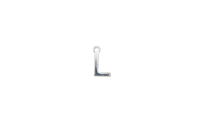 8.5mm Letters of the Alphabet Charms - Available in Silver and Gold - Made of Solid Pewter - Sold Individually