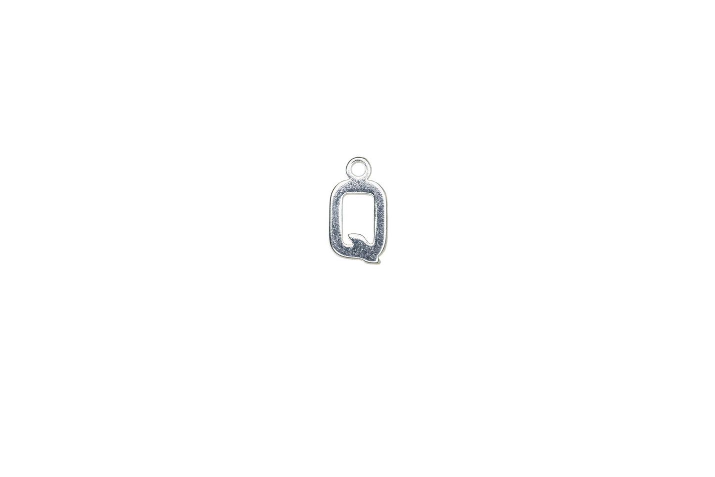 8.5mm Letters of the Alphabet Charms - Available in Silver and Gold - Made of Solid Pewter - Sold Individually